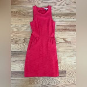 Madewell pink/red dress XXS